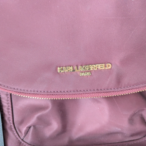 Karl Lagerfeld Burgundy Crossbody Bag - Picture 5 of 5